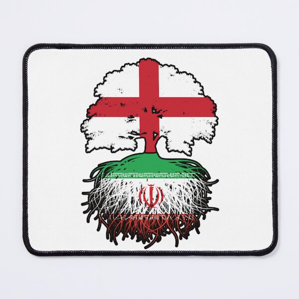 Item preview, Iran Iranian English England Tree Roots Flag designed and sold by FlagX.