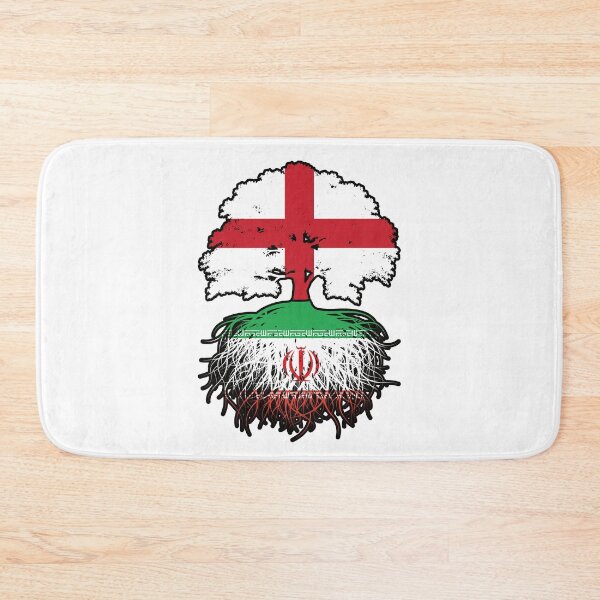 Item preview, Iran Iranian English England Tree Roots Flag designed and sold by FlagX.