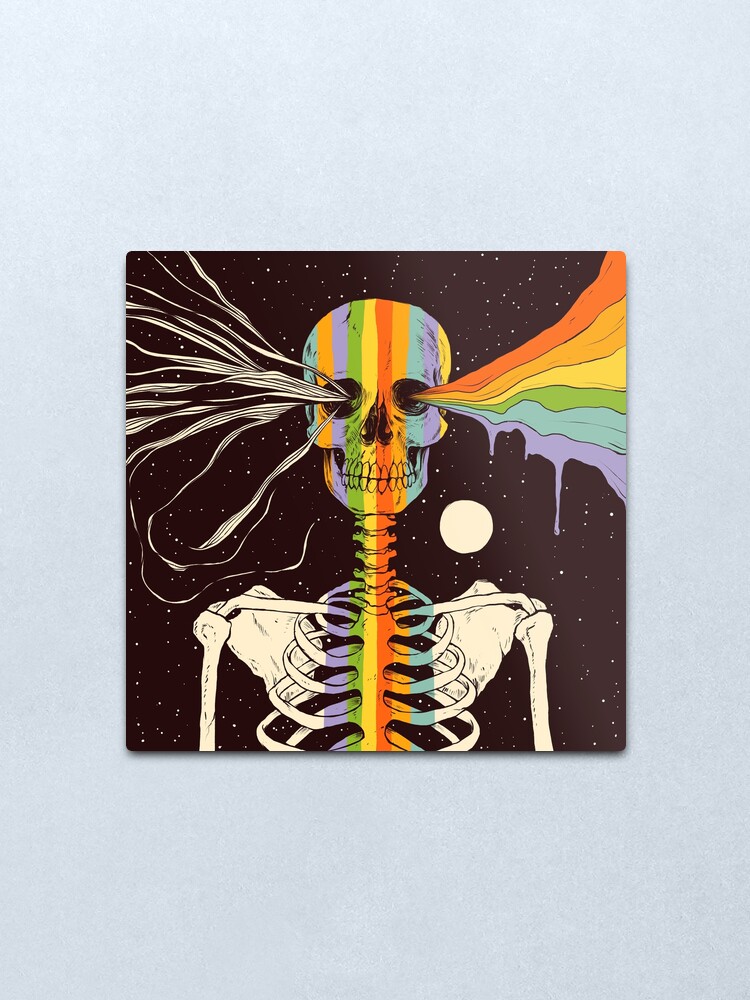 Alternate view of Dark Side of Existence Metal Print