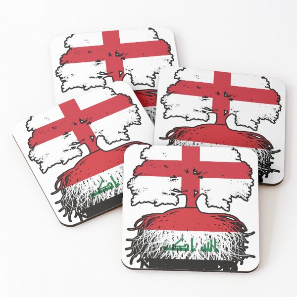 Item preview, Iraq Iraqi English England Tree Roots Flag designed and sold by FlagX.