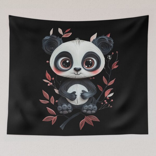 Item preview, Cute Kawaii Baby Panda designed and sold by PrintsByFrank.