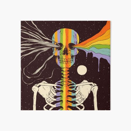 Dark Side of Existence Art Board Print