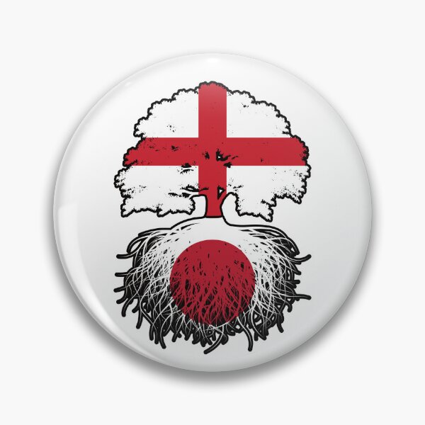 Item preview, Japan Japanese English England Tree Roots Flag designed and sold by FlagX.