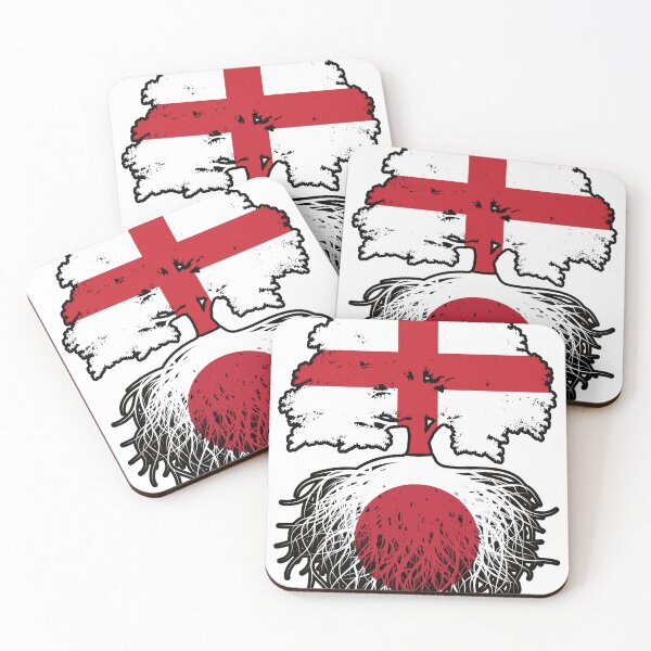 Item preview, Japan Japanese English England Tree Roots Flag designed and sold by FlagX.