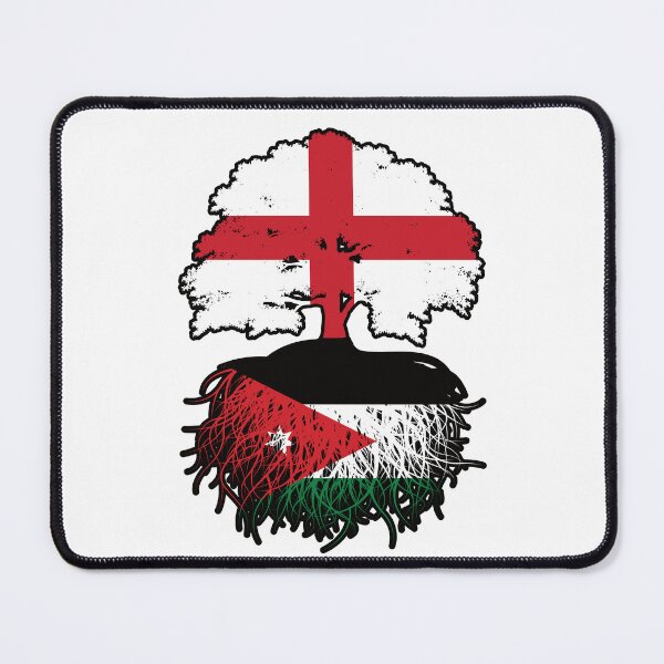 Item preview, Jordan Jordanian English England Tree Roots Flag designed and sold by FlagX.