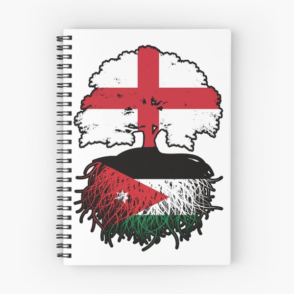 Item preview, Jordan Jordanian English England Tree Roots Flag designed and sold by FlagX.