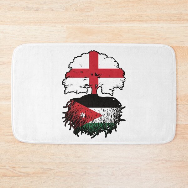 Item preview, Jordan Jordanian English England Tree Roots Flag designed and sold by FlagX.