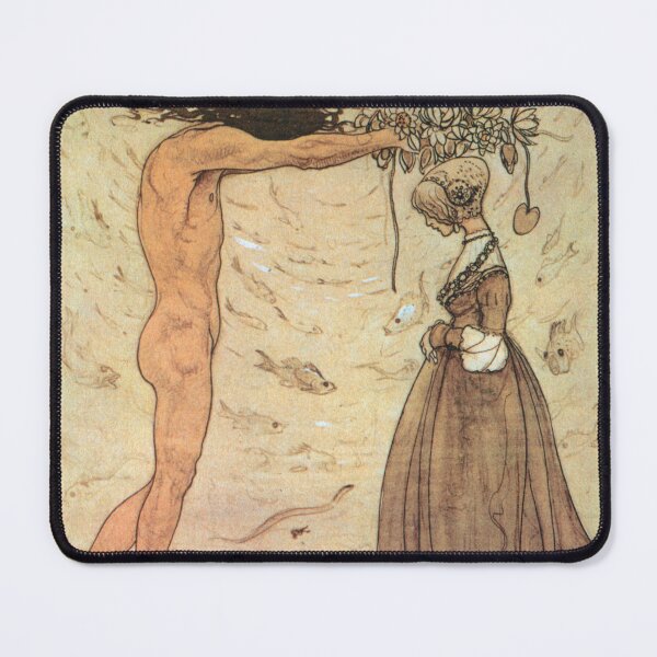 Item preview, Agneta and the Sea King - John Bauer designed and sold by forgottenbeauty.