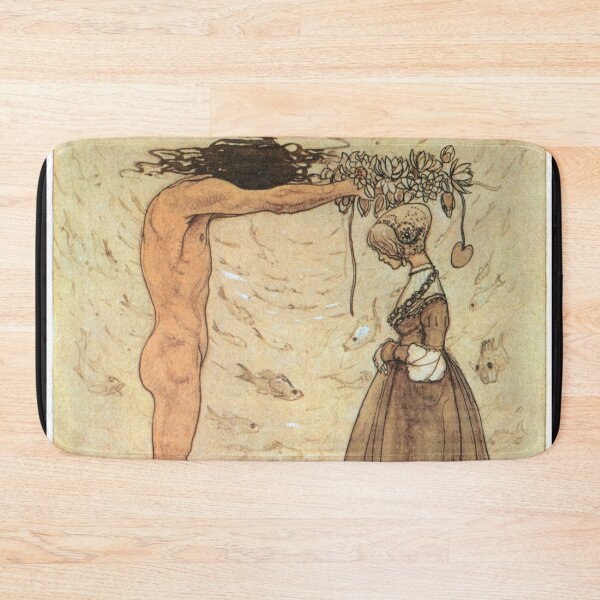 Item preview, Agneta and the Sea King - John Bauer designed and sold by forgottenbeauty.