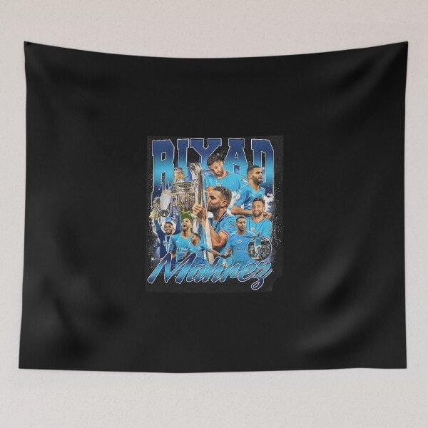 Item preview, Riyad Mahrez Retro Bootleg designed and sold by Masonixem.
