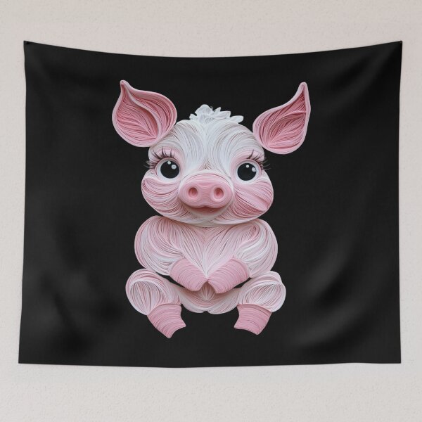 Item preview, Cute Kawaii Baby Piglet designed and sold by PrintsByFrank.