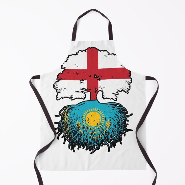 Item preview, Kazakhstan Kazakh English England Tree Roots Flag designed and sold by FlagX.