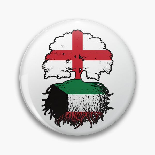 Item preview, Kuwait Kuwaiti English England Tree Roots Flag designed and sold by FlagX.