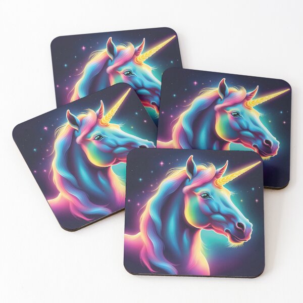 Item preview, Vibrant Neon Unicorn designed and sold by NeonDreamsBlkTs.