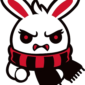 Artwork thumbnail, Mad Scarf Rabbit by funspms