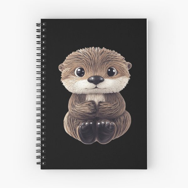 Item preview, Cute Kawaii Baby Sea Otter designed and sold by PrintsByFrank.