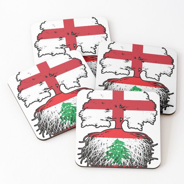 Item preview, Lebanon Lebanese English England Tree Roots Flag designed and sold by FlagX.