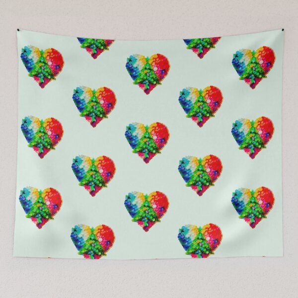 Item preview, Christmas heart painting designed and sold by MARYA.ART.