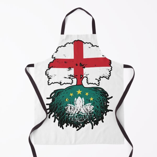 Item preview, Macau Macanese English England Tree Roots Flag designed and sold by FlagX.