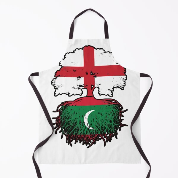 Item preview, Maldives Maldivian English England Tree Roots Flag designed and sold by FlagX.
