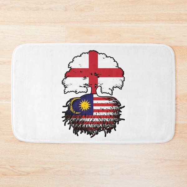 Item preview, Malaysia Malaysian English England Tree Roots Flag designed and sold by FlagX.