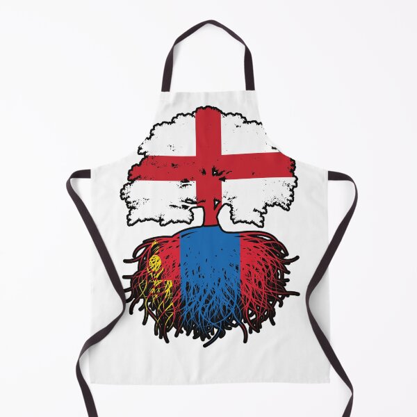 Item preview, Mongolia Mongolian English England Tree Roots Flag designed and sold by FlagX.