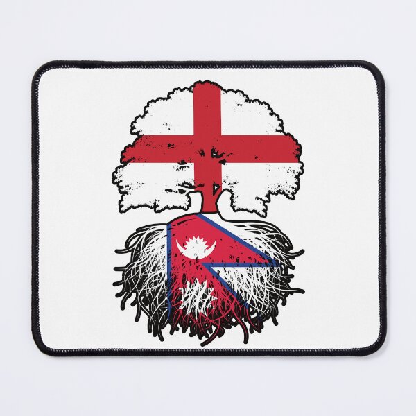Item preview, Nepal Nepalese English England Tree Roots Flag designed and sold by FlagX.