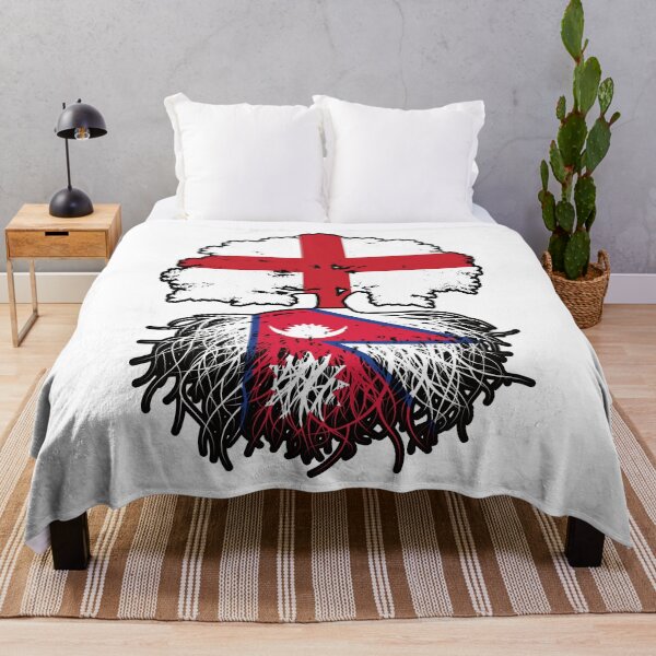 Item preview, Nepal Nepalese English England Tree Roots Flag designed and sold by FlagX.