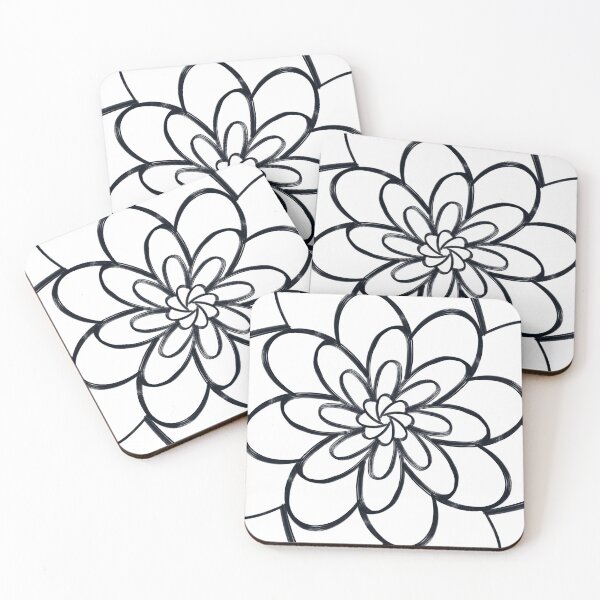 Item preview, Flower fractal digital design designed and sold by TimesTwoAngela.