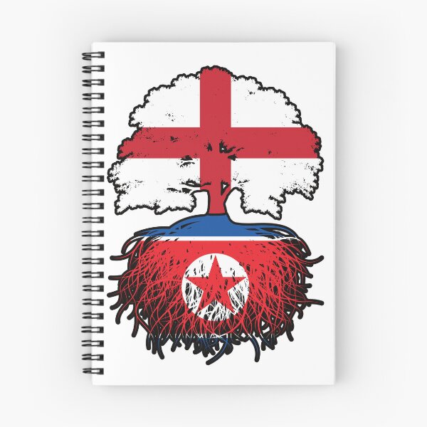 Item preview, North Korea North Korean English England Tree Roots Flag designed and sold by FlagX.