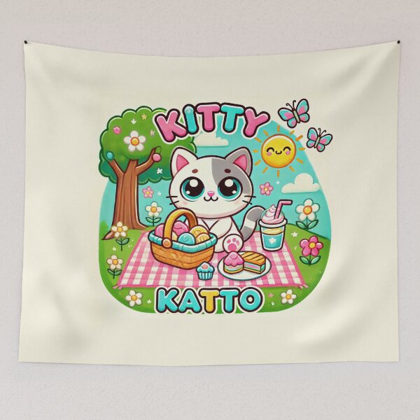 Item preview, Kitty Katto: Aventura de picnic designed and sold by KittyKatto.