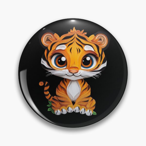 Item preview,  Cute Kawaii Baby Tiger designed and sold by PrintsByFrank.