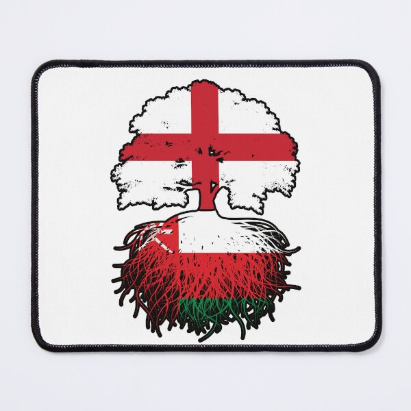 Item preview, Oman Omani English England Tree Roots Flag designed and sold by FlagX.