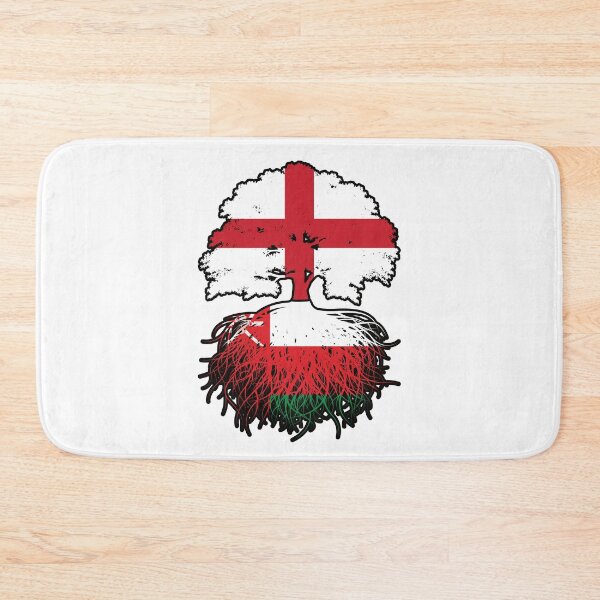Item preview, Oman Omani English England Tree Roots Flag designed and sold by FlagX.