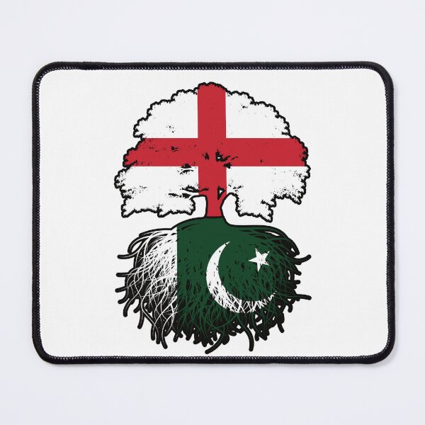 Item preview, Pakistan Pakistani English England Tree Roots Flag designed and sold by FlagX.