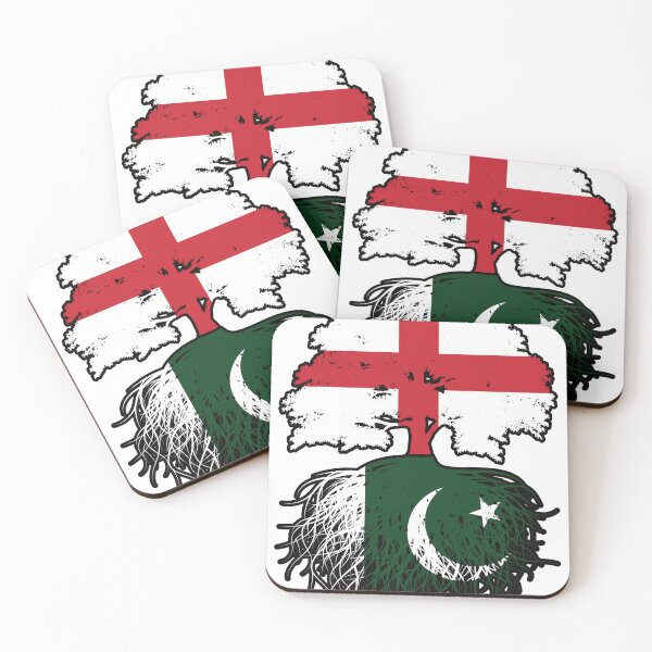 Item preview, Pakistan Pakistani English England Tree Roots Flag designed and sold by FlagX.