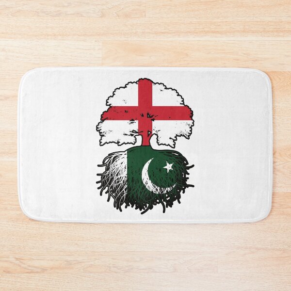 Item preview, Pakistan Pakistani English England Tree Roots Flag designed and sold by FlagX.