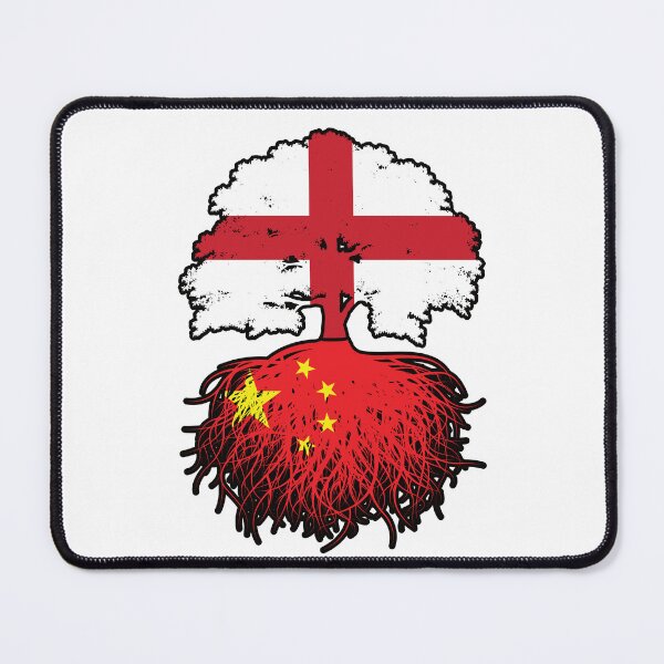 Item preview, China Chinese English England Tree Roots Flag designed and sold by FlagX.