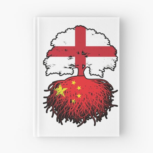 Item preview, China Chinese English England Tree Roots Flag designed and sold by FlagX.