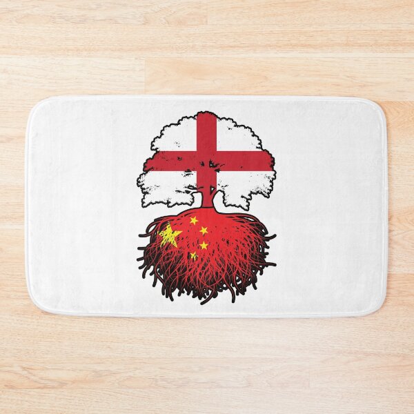 Item preview, China Chinese English England Tree Roots Flag designed and sold by FlagX.
