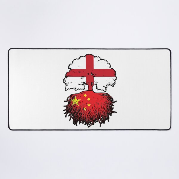 Item preview, China Chinese English England Tree Roots Flag designed and sold by FlagX.