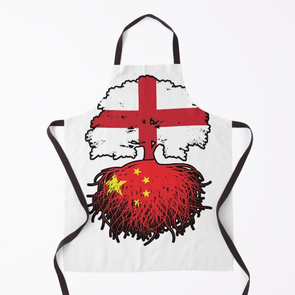 Item preview, China Chinese English England Tree Roots Flag designed and sold by FlagX.