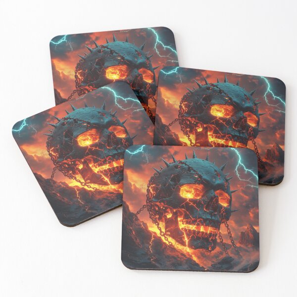 Item preview, Scull rock poster sticker designed and sold by URBRS.