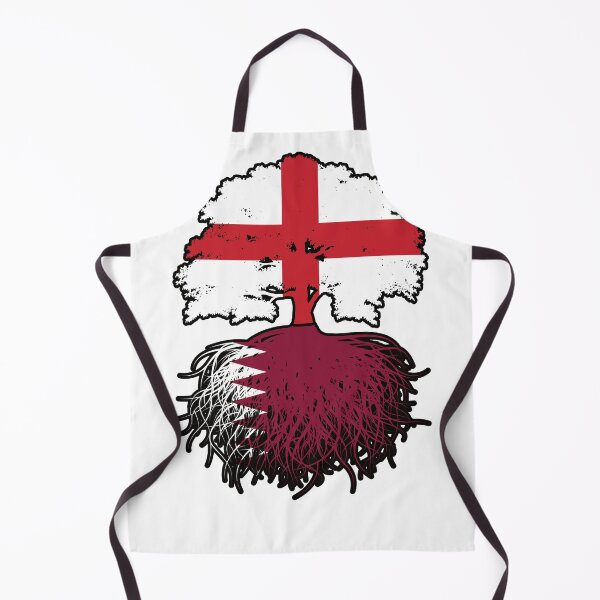 Item preview, Qatar Qatari English England Tree Roots Flag designed and sold by FlagX.