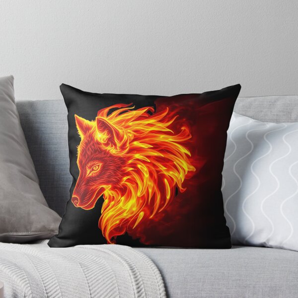 Item preview, A Wolf formed from fire designed and sold by GothicRubette.