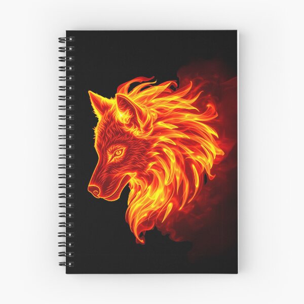 Item preview, A Wolf formed from fire designed and sold by GothicRubette.