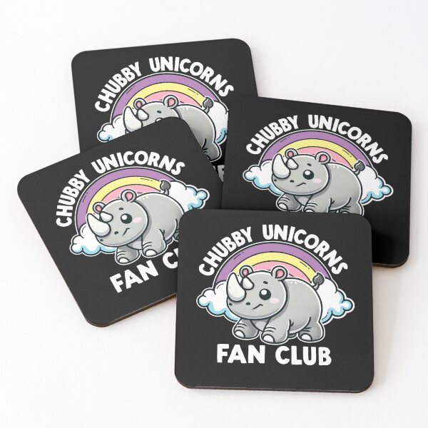 Item preview, Chubby Unicorn Fan Club designed and sold by DetourShirts.