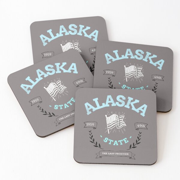 Artikelvorschau, Patriotisches Abzeichen des Staates Alaska entworfen und verkauft von GlobalSightseer.