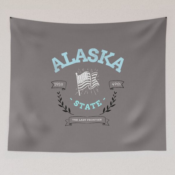 Artikelvorschau, Patriotisches Abzeichen des Staates Alaska entworfen und verkauft von GlobalSightseer.