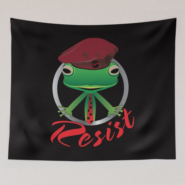 Item preview, Frogs Resist designed and sold by bumperbay.